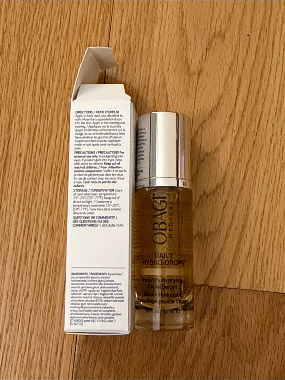 NEW Obagi Medical Daily Hydro-Drops Instantly Hydrating Facial Serum 30 ml